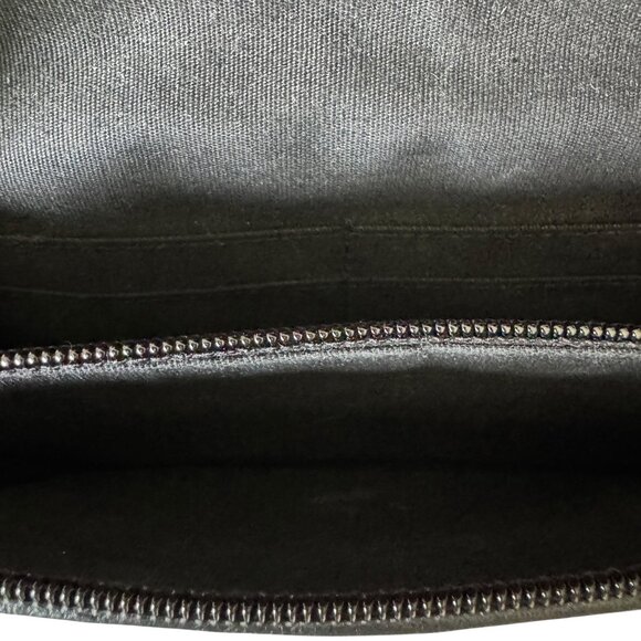 Vintage Fossil Black Pebbled Leather Envelope Bag Crossbody Handbag Purse - Picture 9 of 16